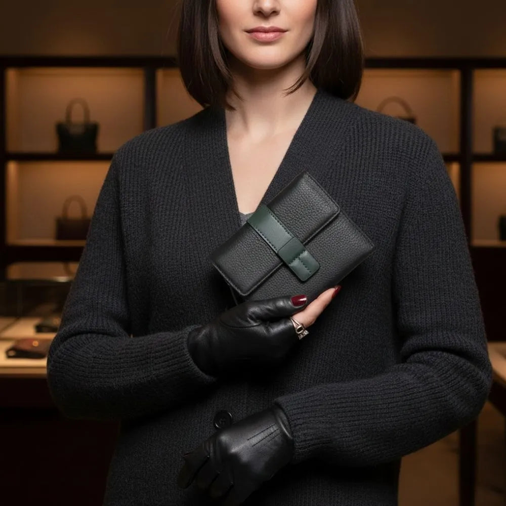 Leather Women's Wallet - Elba