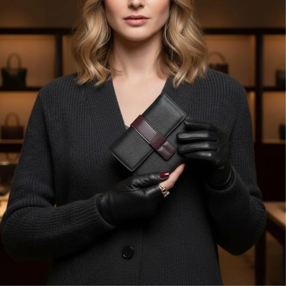 Leather Women's Wallet - Elba